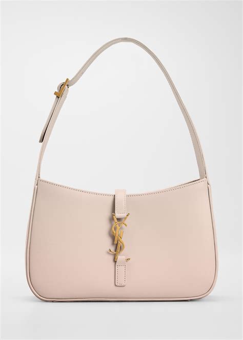 Sand Leather Hobo Bag 